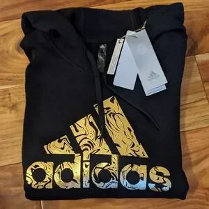 adidas Shirts Adidas Mens Multi Sport Foil Hoodie Sweatshirt